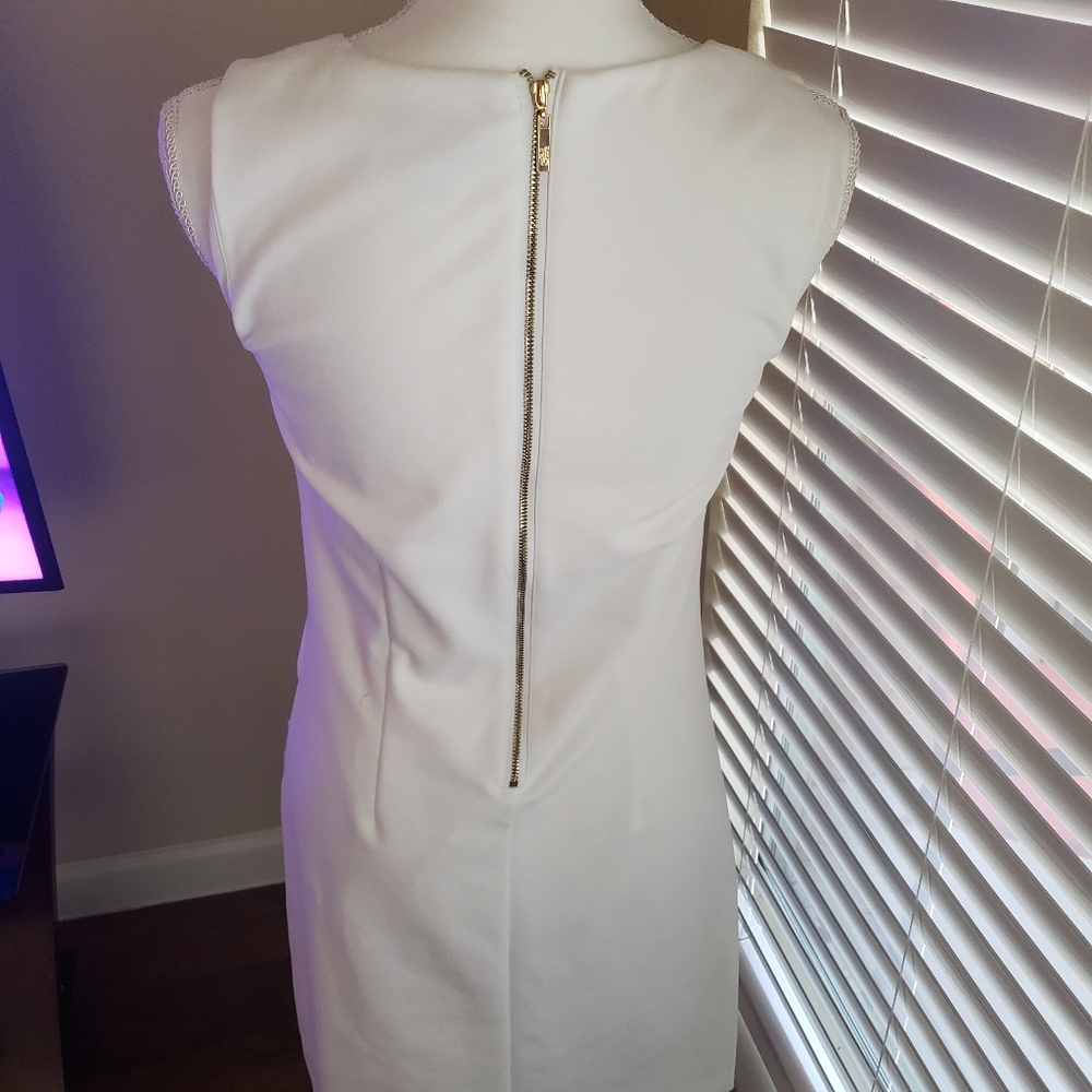 Jessica Simpson white sleeveless dress size 2 - Picture 7 of 11
